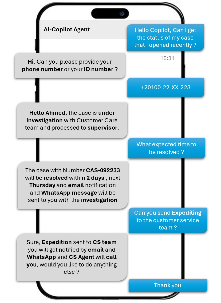AI Copilot Embedded inside Microsoft teams